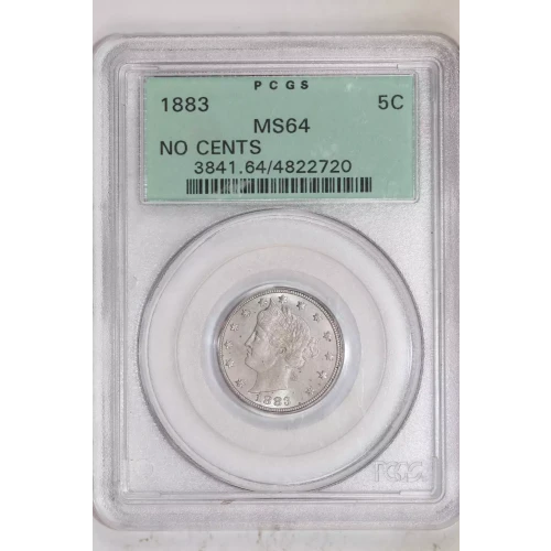 Nickel Five Cent Pieces-Liberty Head 1883-1913