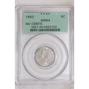 Nickel Five Cent Pieces-Liberty Head 1883-1913