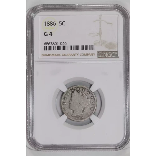 Nickel Five Cent Pieces-Liberty Head 1883-1913