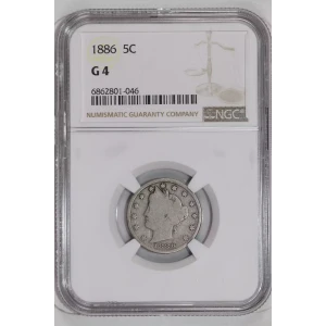 Nickel Five Cent Pieces-Liberty Head 1883-1913