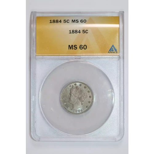 Nickel Five Cent Pieces-Liberty Head 1883-1913