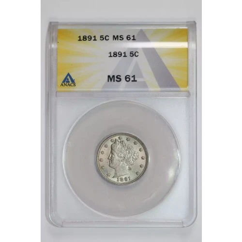 Nickel Five Cent Pieces-Liberty Head 1883-1913