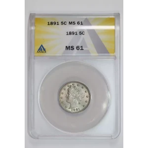 Nickel Five Cent Pieces-Liberty Head 1883-1913