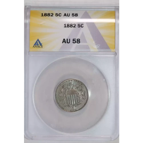 Nickel Five Cent Pieces-Shield 1866-1883