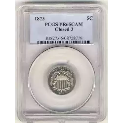 Nickel Five Cent Pieces-Shield 1866-1883 (3)