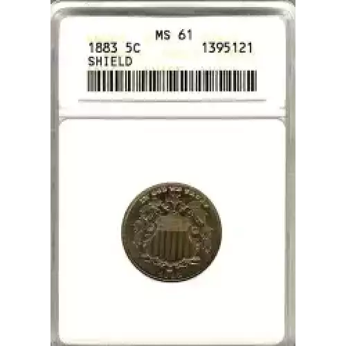 Nickel Five Cent Pieces-Shield 1866-1883 (3)