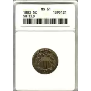 Nickel Five Cent Pieces-Shield 1866-1883 (3)