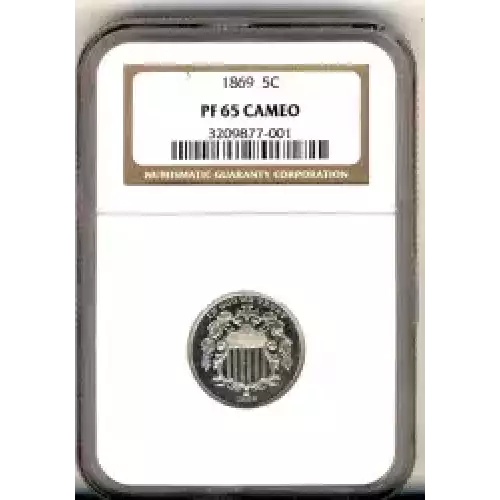 Nickel Five Cent Pieces-Shield 1866-1883 (3)