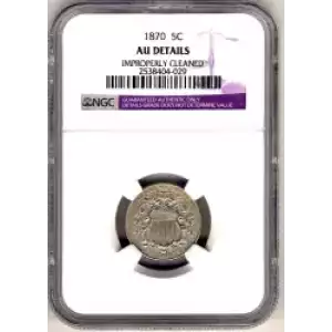 Nickel Five Cent Pieces-Shield 1866-1883 (3)