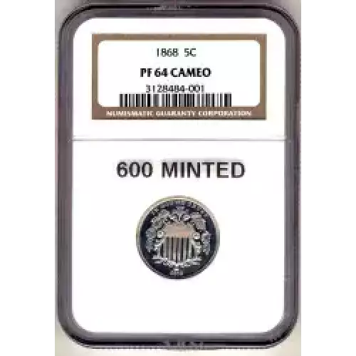 Nickel Five Cent Pieces-Shield 1866-1883 (3)