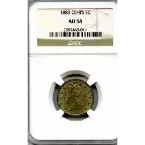 Nickel Five Cent Pieces-Shield 1866-1883 (3)