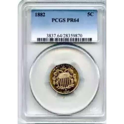 Nickel Five Cent Pieces-Shield 1866-1883 (3)