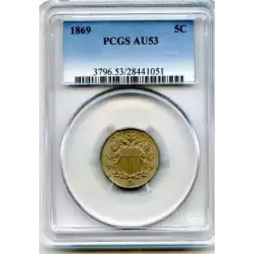 Nickel Five Cent Pieces-Shield 1866-1883 (3)