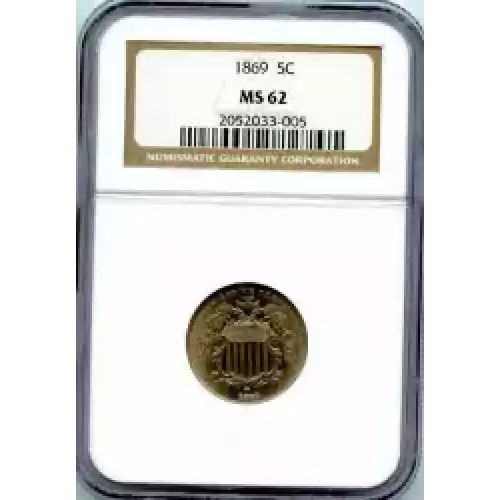 Nickel Five Cent Pieces-Shield 1866-1883 (3)