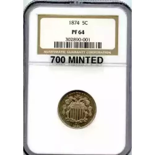 Nickel Five Cent Pieces-Shield 1866-1883 (3)