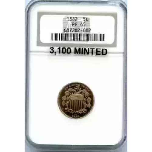 Nickel Five Cent Pieces-Shield 1866-1883 (3)