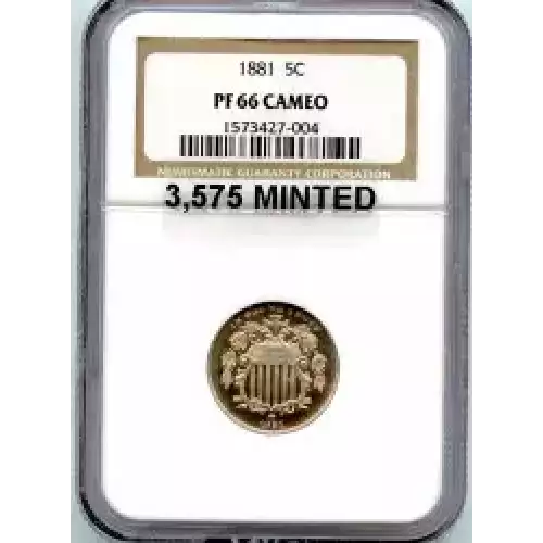 Nickel Five Cent Pieces-Shield 1866-1883 (3)