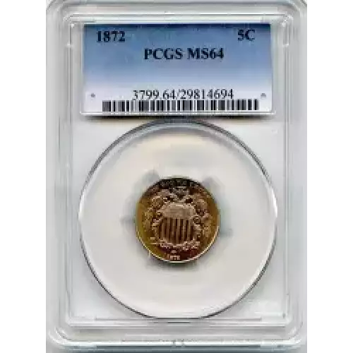 Nickel Five Cent Pieces-Shield 1866-1883 (3)