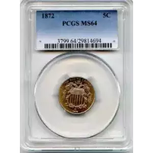 Nickel Five Cent Pieces-Shield 1866-1883 (3)