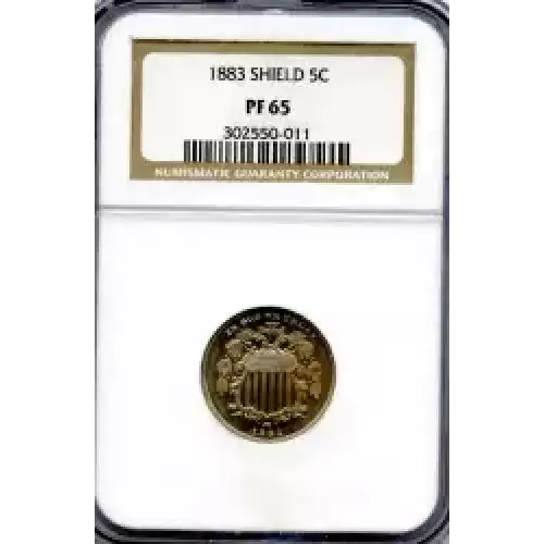 Nickel Five Cent Pieces-Shield 1866-1883 (3)