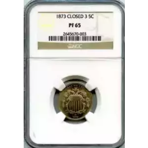 Nickel Five Cent Pieces-Shield 1866-1883 (3)