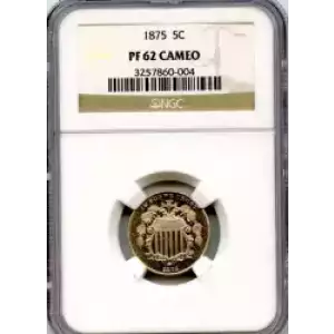 Nickel Five Cent Pieces-Shield 1866-1883 (3)