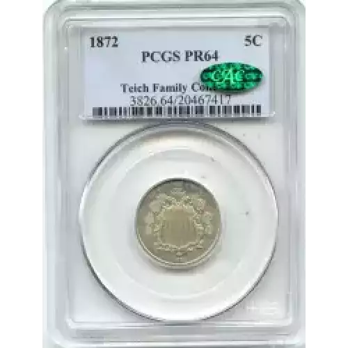 Nickel Five Cent Pieces-Shield 1866-1883 (3)