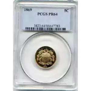 Nickel Five Cent Pieces-Shield 1866-1883 (3)