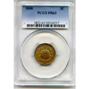 Nickel Five Cent Pieces-Shield 1866-1883 (3)