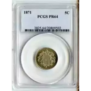 Nickel Five Cent Pieces-Shield 1866-1883 (3)