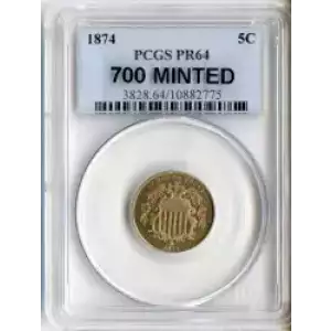 Nickel Five Cent Pieces-Shield 1866-1883 (3)