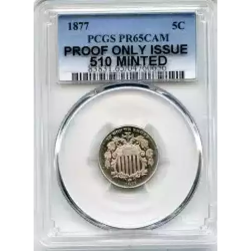 Nickel Five Cent Pieces-Shield 1866-1883 (3)