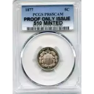 Nickel Five Cent Pieces-Shield 1866-1883 (3)