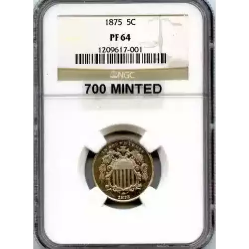 Nickel Five Cent Pieces-Shield 1866-1883 (3)