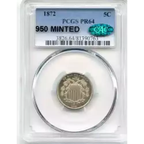 Nickel Five Cent Pieces-Shield 1866-1883 (3)