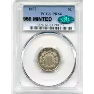 Nickel Five Cent Pieces-Shield 1866-1883 (3)