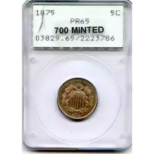 Nickel Five Cent Pieces-Shield 1866-1883 (3)