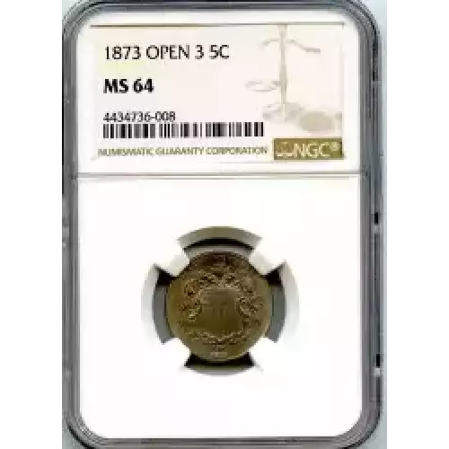 Nickel Five Cent Pieces-Shield 1866-1883 (3)