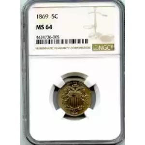 Nickel Five Cent Pieces-Shield 1866-1883 (3)