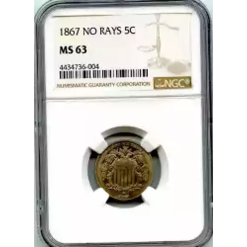 Nickel Five Cent Pieces-Shield 1866-1883 (3)