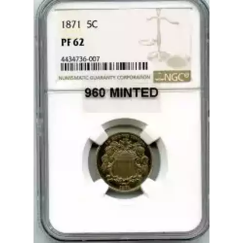 Nickel Five Cent Pieces-Shield 1866-1883 (3)