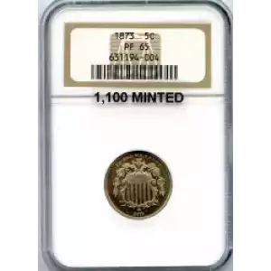 Nickel Five Cent Pieces-Shield 1866-1883 (3)