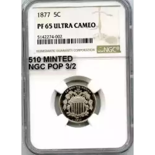 Nickel Five Cent Pieces-Shield 1866-1883 (3)