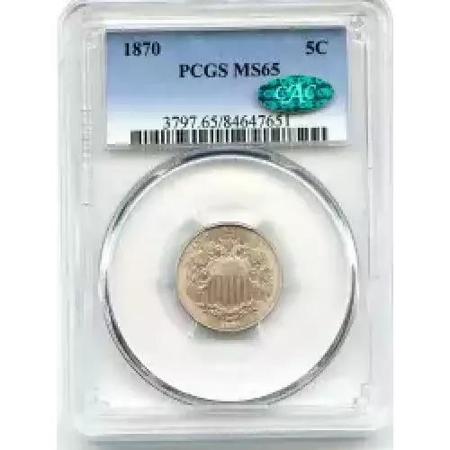 Nickel Five Cent Pieces-Shield 1866-1883 (3)