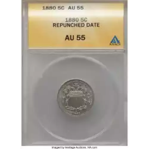 Nickel Five Cent Pieces-Shield 1866-1883 (3)