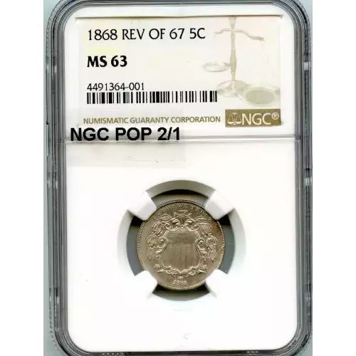 Nickel Five Cent Pieces-Shield 1866-1883 (3)