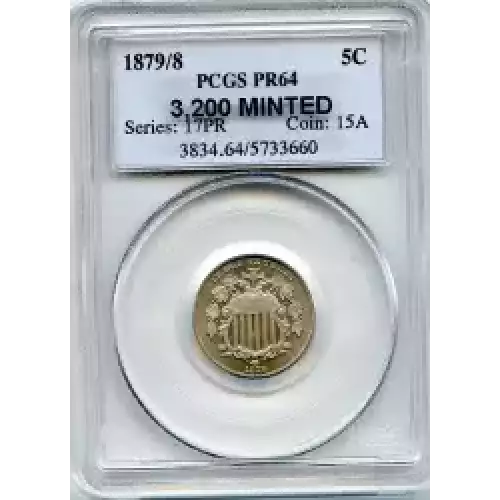 Nickel Five Cent Pieces-Shield 1866-1883 (3)