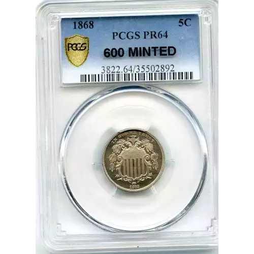 Nickel Five Cent Pieces-Shield 1866-1883 (3)