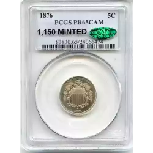 Nickel Five Cent Pieces-Shield 1866-1883 (3)