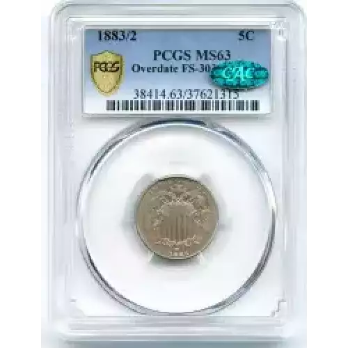 Nickel Five Cent Pieces-Shield 1866-1883 (3)